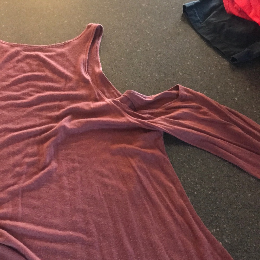 SUPER cute off the shoulder long sleeve top